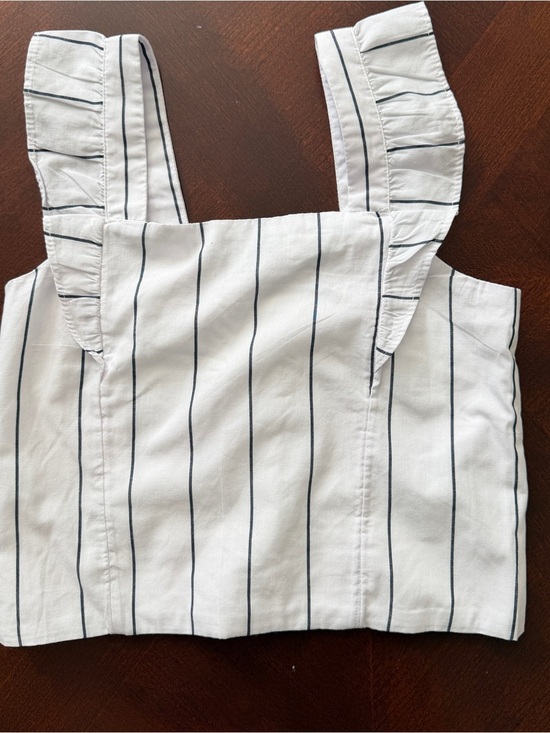 abercrombie kids Other - abercrombie kids Ruffle Strap Striped Tank Top Sz 9-10